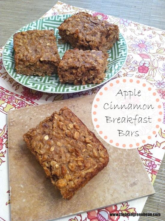 apple cinnamon breakfast bars