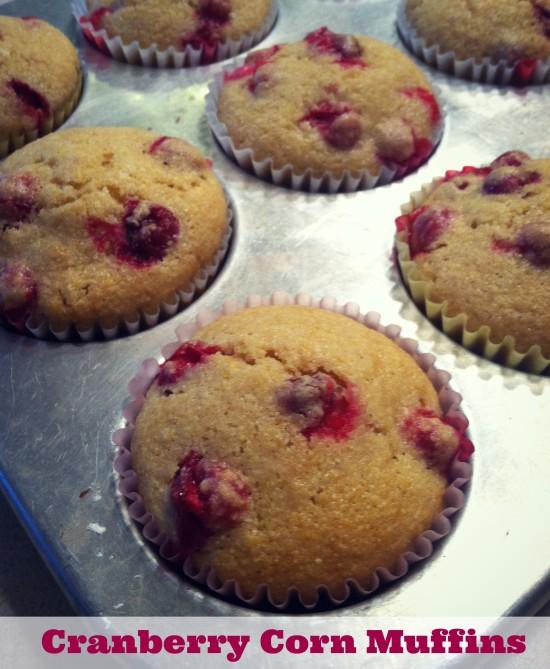 cranberry corn muffins