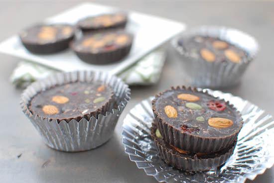 Always have a stash of these Chocolate Peanut Butter Cups in your freezer. Made with coconut oil and cocoa, they're dairy free and easy to customize!