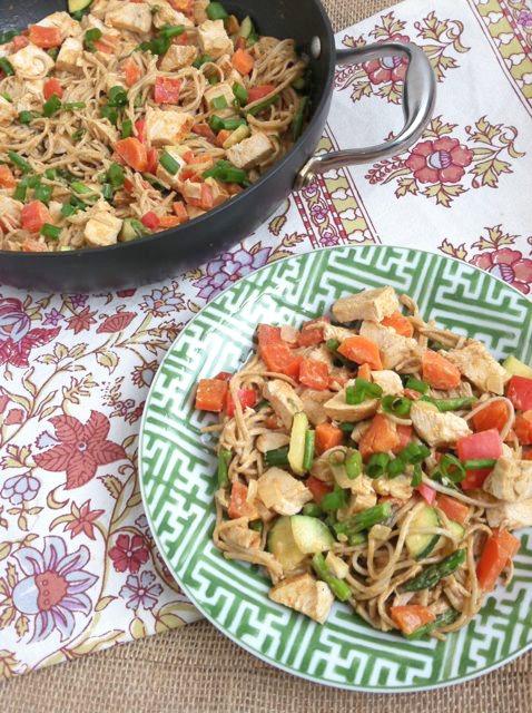 This Asian Noodle Salad is great served warm or cold. Eat some for dinner and take the rest for lunch the next day!