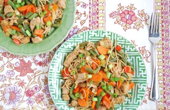Craving Chinese? Skip the takeout and make this Pork Lo Mein instead!