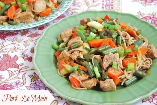 Craving Chinese? Skip the takeout and make this Pork Lo Mein instead!