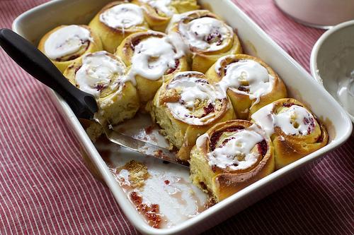 cran orange breakast buns