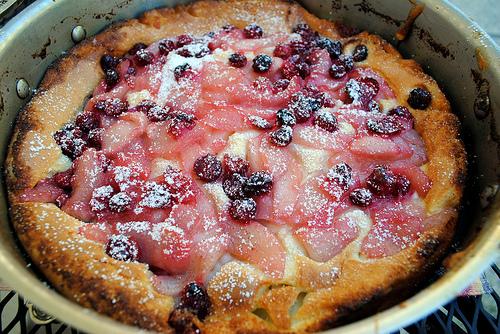 cranberry dutch baby