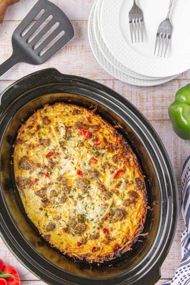 15+ Christmas Breakfast Ideas 5 crockpot breakfast casserole