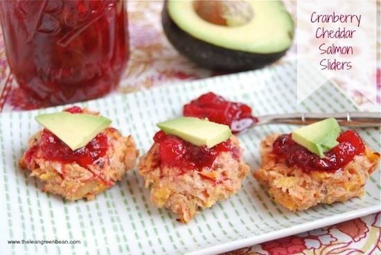 These Cranberry Cheddar Salmon Sliders are packed with protein and heart healthy fats! Eat them on their own as a meal or serve them as an appetizer at a party! 