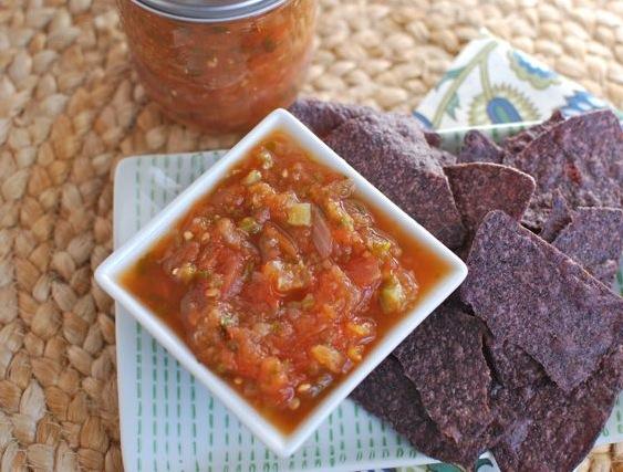 Put those summer tomatoes to good use and make some Garden Fresh Salsa! Bonus points if you're into canning and make extra to eat year-round!