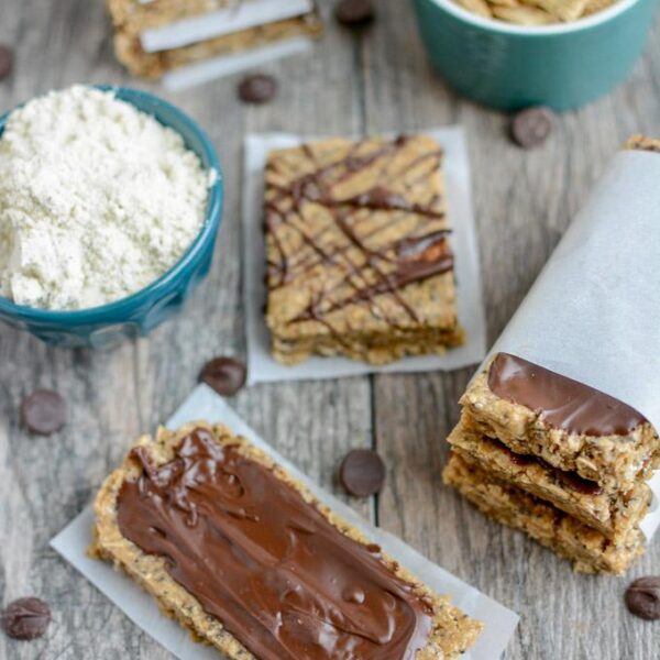 These No-Bake Protein Bars are a homemade version of your favorite store-bought peanut butter protein bar, without all the crazy ingredients. They're the perfect snack after a tough workout.