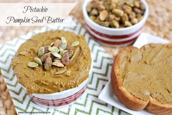 Tired of peanut butter? This Pistachio Pumpkin Seed Butter is a delicious homemade nut butter alternative!