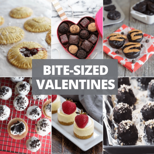 Round-up of bite-sized Valentine's day desserts