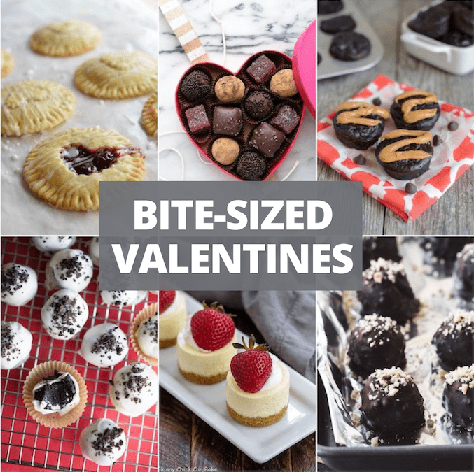 Round-up of bite-sized Valentine's day desserts