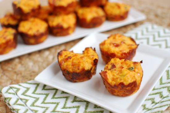 These Jalapeno Cheddar Sweet Potato Puffs are the perfect finger food! Make them as an appetizer for your next party, a snack for the big game or as a side dish for dinner!