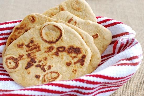 This Whole Wheat Flatbread is the perfect dinner side dish! 