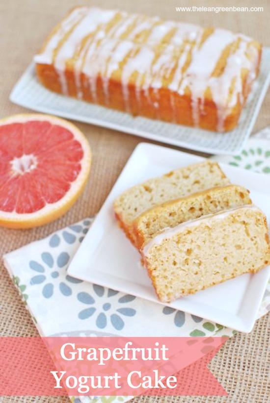 Is citrus in season? Make this light and refreshing Grapefruit Yogurt Cake to snack on at brunch or dessert!