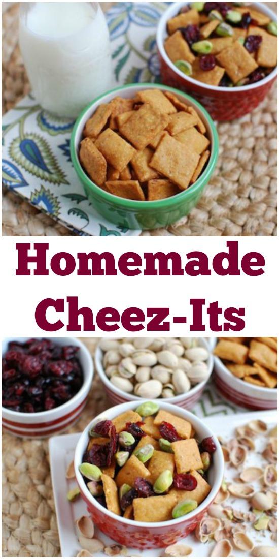 With a few simple ingredients and not too much effort you can have a homemade version of your favorite store-bought Cheez-Its to snack on!