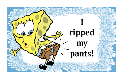 ripped pants