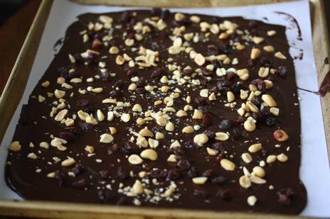Make this dark chocolate bark for an after dinner treat. Here are three versions to make this dessert a hit with everyone! 