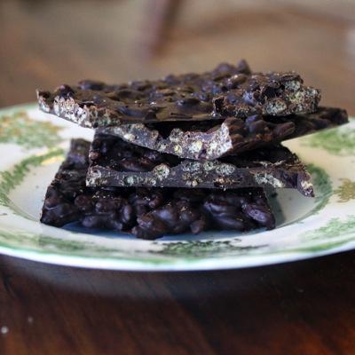 Make this dark chocolate bark for an after dinner treat. Here are three versions to make this dessert a hit with everyone! 