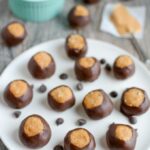 These Chickpea Buckeyes are a healthier twist on a classic dessert! They're full of flavor with an extra boost of fiber as well. 