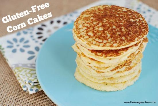 Gluten-Free Corn Cakes 11 These gluten free corn cakes can go sweet or savory. Top with fruit or syrup like a pancake or make them savory for a fun twist on cornbread.