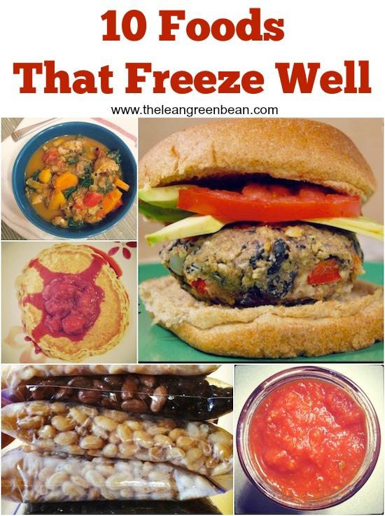 Having a well-stocked freezer makes it easy to eat healthy during the week. Here are 10 foods that freeze well. Do some food prep now for easy meals later. 