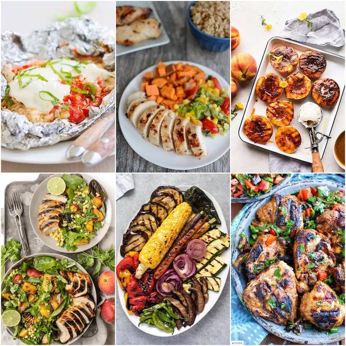 six healthy recipes for the grill