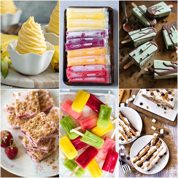 six frozen desserts for summer