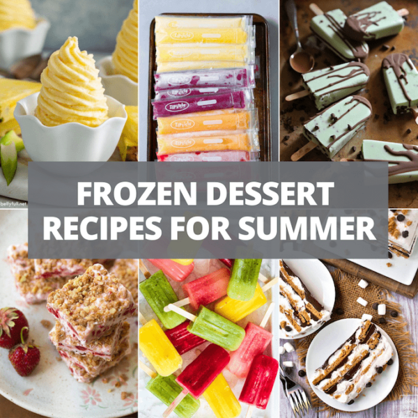 frozen dessert recipes for summer