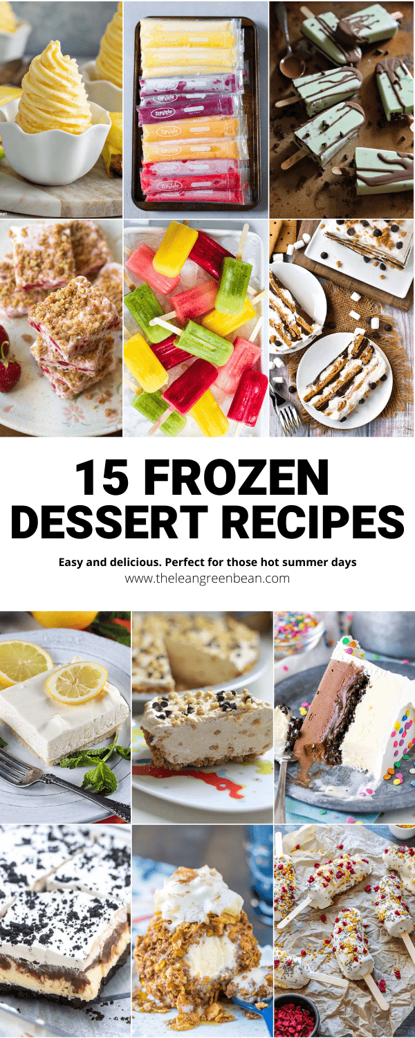 Cool off on a hot day with these Frozen Desserts for Summer! With recipes for everything from ice cream cake to fruit popsicles, there's something for everyone!