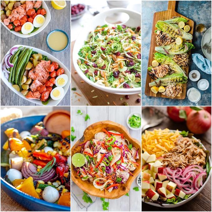 six non-traditional salads