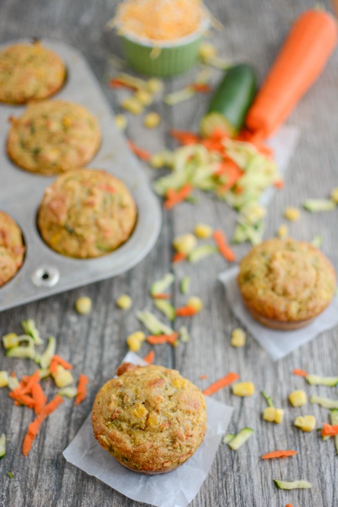 Veggie Corn Muffins