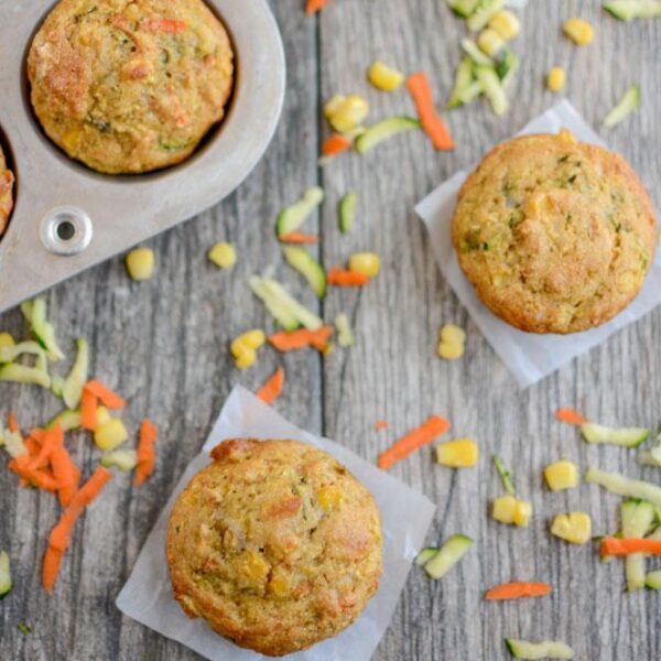 vegetable corn muffins