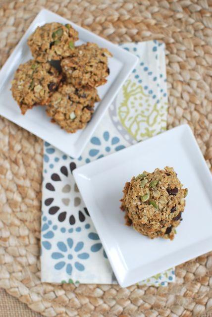 These Healthy Peanut Butter Oatmeal Cookies are packed with healthy fats from nuts and seeds and fiber from oats and whole wheat flour. The perfect way to satisfy your dessert craving!