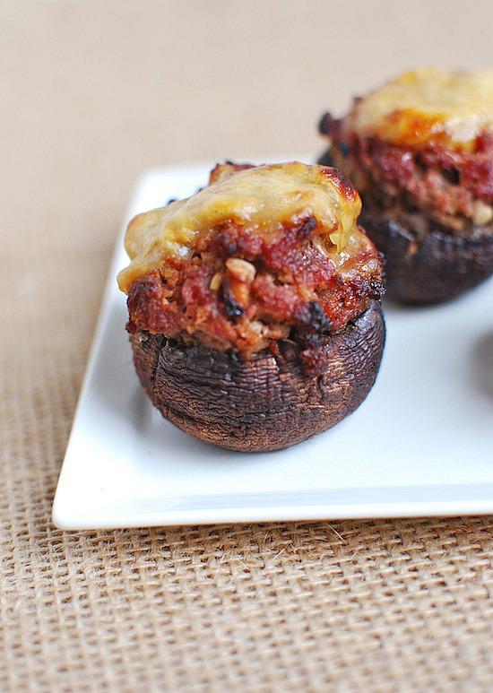 These Grilled Stuffed Mushrooms make a fun summer appetizer!