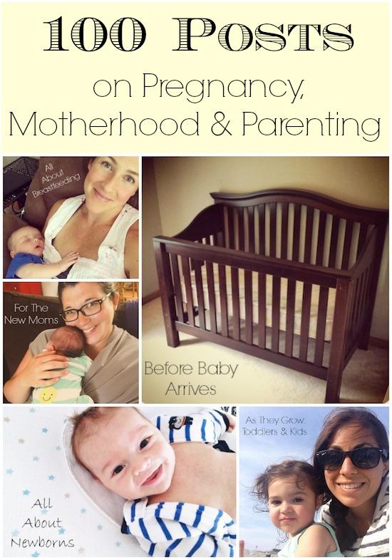 Are you pregnant? A new mom? Raising a child of any age? Here's a great roundup of 100 posts on a variety of parenting and pregnancy topics!