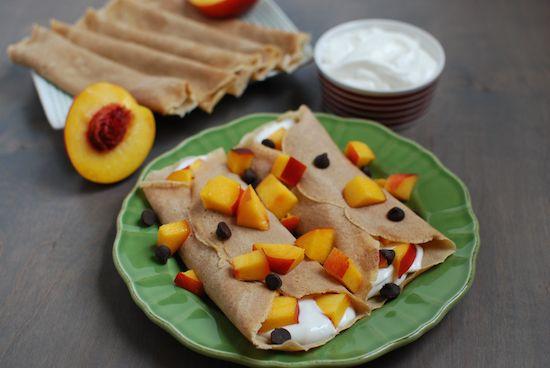 These Cinnamon Vanilla Crepes are the perfect vehicle for yogurt and fresh fruit for a well-balanced breakfast! Or try them with nut butter for a quick energy boost.