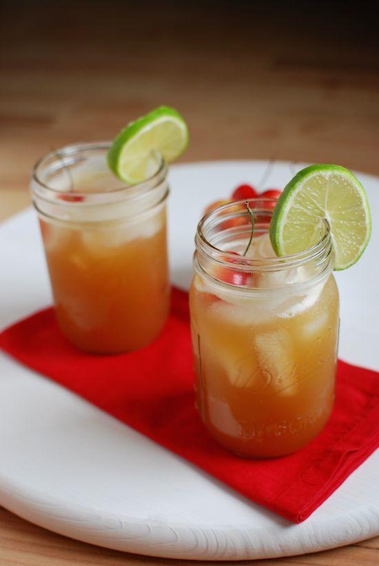 Make yourself a homemade Healthy Cherry Limeade on a hot summer day. This drink is refreshing and lower in sugar than the famous Sonic version.