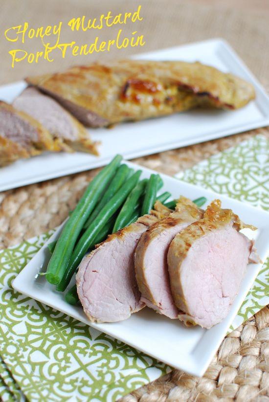 This Honey Mustard marinade makes pork tenderloin a moist and flavorful dinner option. 