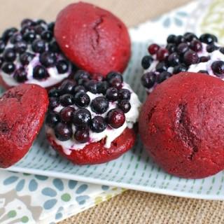wild blueberry ice cream sandwiches