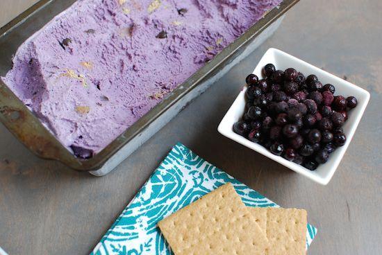 Make your own homemade ice cream and avoid all the added fillers in store bought! Try this Wild Blueberry Ice Cream with graham crackers and chocolate chips for inspiration. Bonus- blueberries are a superfood and packed with antioxidants.