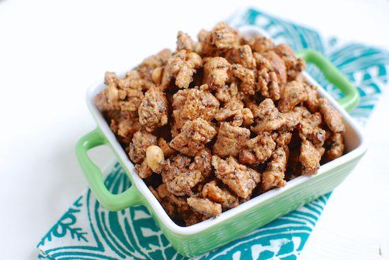 Your favorite childhood snack gets a makeover! This Healthier Puppy Chow is healthy enough to eat as a snack but sweet enough to pass as dessert!