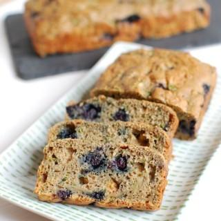 wild blueberry zucchini bread