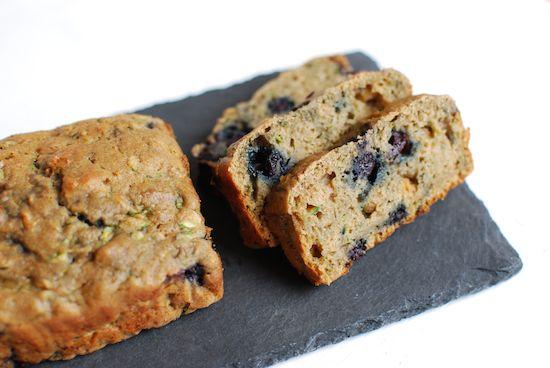 Putting wild blueberries in your zucchini bread is a great way to add antioxidants. Use up those summer zucchinis and make a loaf to snack on.