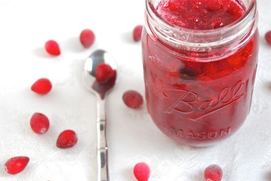cranberry sauce jar
