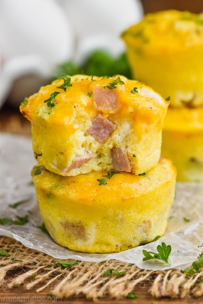 ham and cheese egg cups