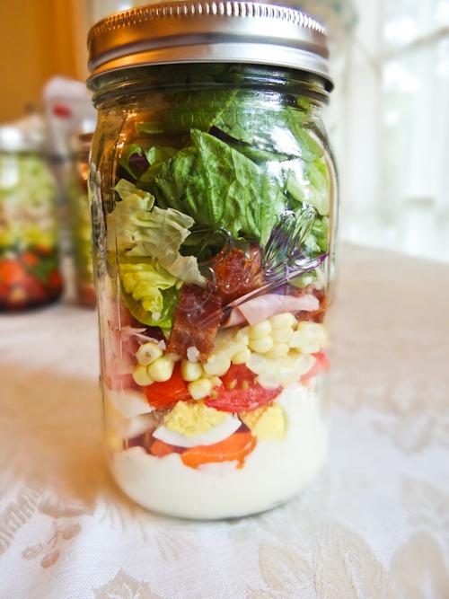 salad in a jar