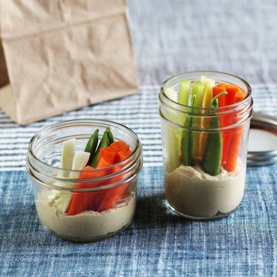 veggies in a jar