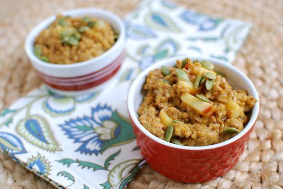 pumpkin buckwheat porridge