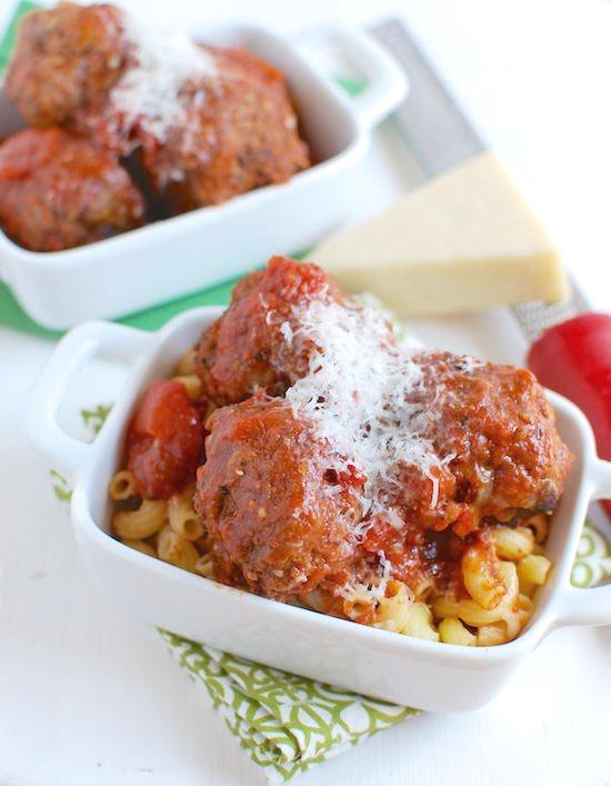 Canned food recipes using tomato sauce are packed with lycopene and these Crockpot Meatballs are an easy dinner option.