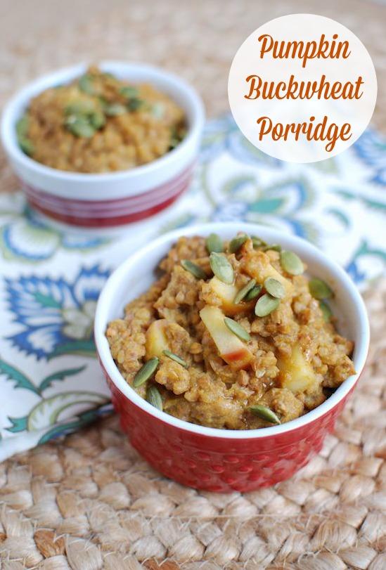 Want to try a new whole grain? This Pumpkin Buckwheat Porridge is a great breakfast option. 